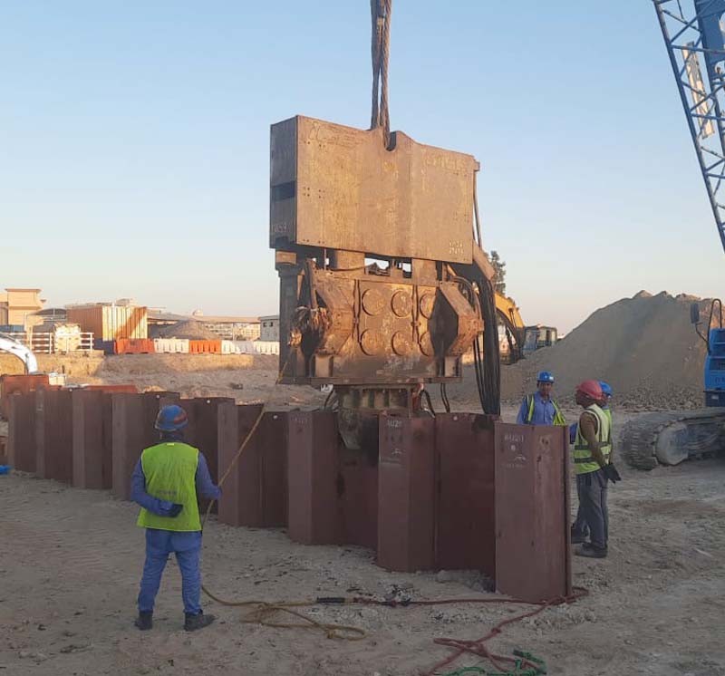 SHEET Pile Wall - Shoring Services By Pinnacle Piling